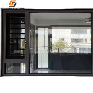 Fenêtre à battant en aluminium à double vitrage de haute qualité GS pour une isolation élevée - Product Image 1