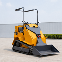 Mini-chargeuse sur chenilles T390, chargeuse compacte sur chenilles, chargeuse mini sur chenilles à essence, norme EPA EURO5, godet de 1050 mm pour l'aménagement paysager