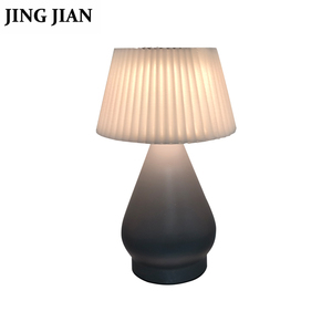 Mới đơn giản nhỏ bàn đèn nhà cạnh giường ngủ trang trí chiếu sáng vải Chụp đèn USB Loại-C sạc không dây LED bảng đèn - Product Image 2