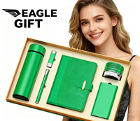 Nouvelle conception 2025 – Coffret cadeau d'affaires de luxe personnalisé avec logo : Thermos, carnet, stylo, parapluie, clé USB – Idéal pour la fête des pères