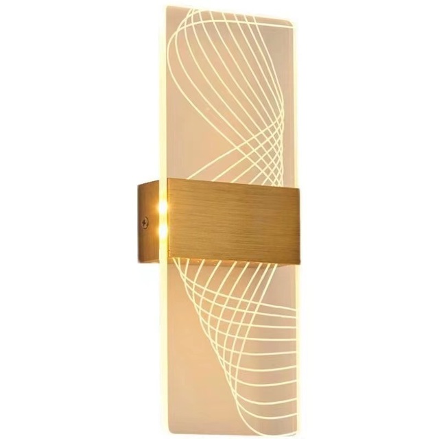 Modern LED Wall Lamp for Home Office with Multi-Control (App/Remote/Touch/Voice) Warm White Light Aluminum Construction