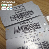 Etiquetas de Identificación de Códigos de Barras con Esquinas Redondeadas Oblongas, Etiquetas de Verificación de Activos con Alta Tasa de Escaneo
