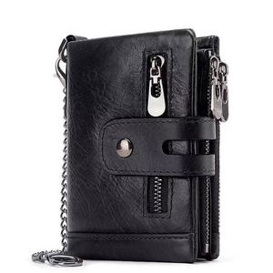 <span class=keywords><strong>Portafoglio</strong></span> di Design Personalizzato di Alta Qualità in Pelle Corto Multifunzionale Convertibile Impermeabile per Uomo Viaggio Sport Esecutivo - Product Image 1