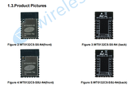 Esp32-c5 WT0132C5-S5 tag nirkabel baru modul Ble 6 Wifi dengan Chip Espressif ESP32 C5 dukungan ESP-IDF untuk asisten rumah