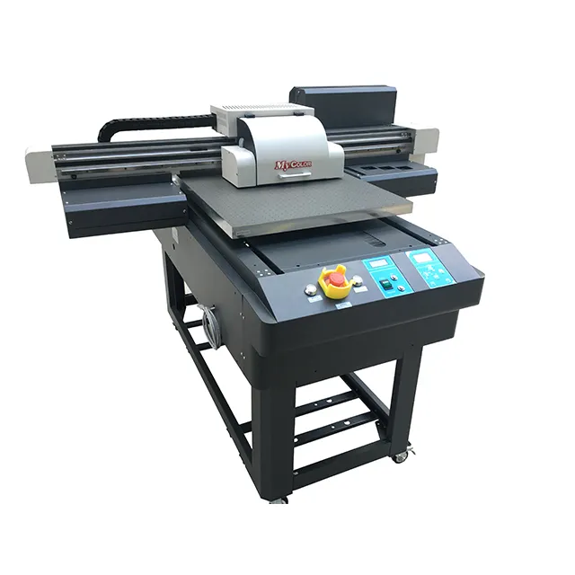 Mycolor Uv6090 9060 Flatbed UV-Printer 6090 Voor Glas/Keramiek/Hout Geheel/Pvc Nieuw Product 2020 Geleverde Inkjetprinter 220V UV-Inkt