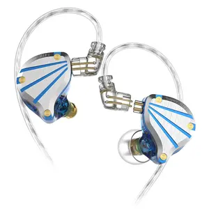 Hot QKZ TITAN 3,5mm Kabel Kopfhörer austauschbares Kabel mit Mikrofon Bass Headset Dynamic Wired In Ear Ear phone