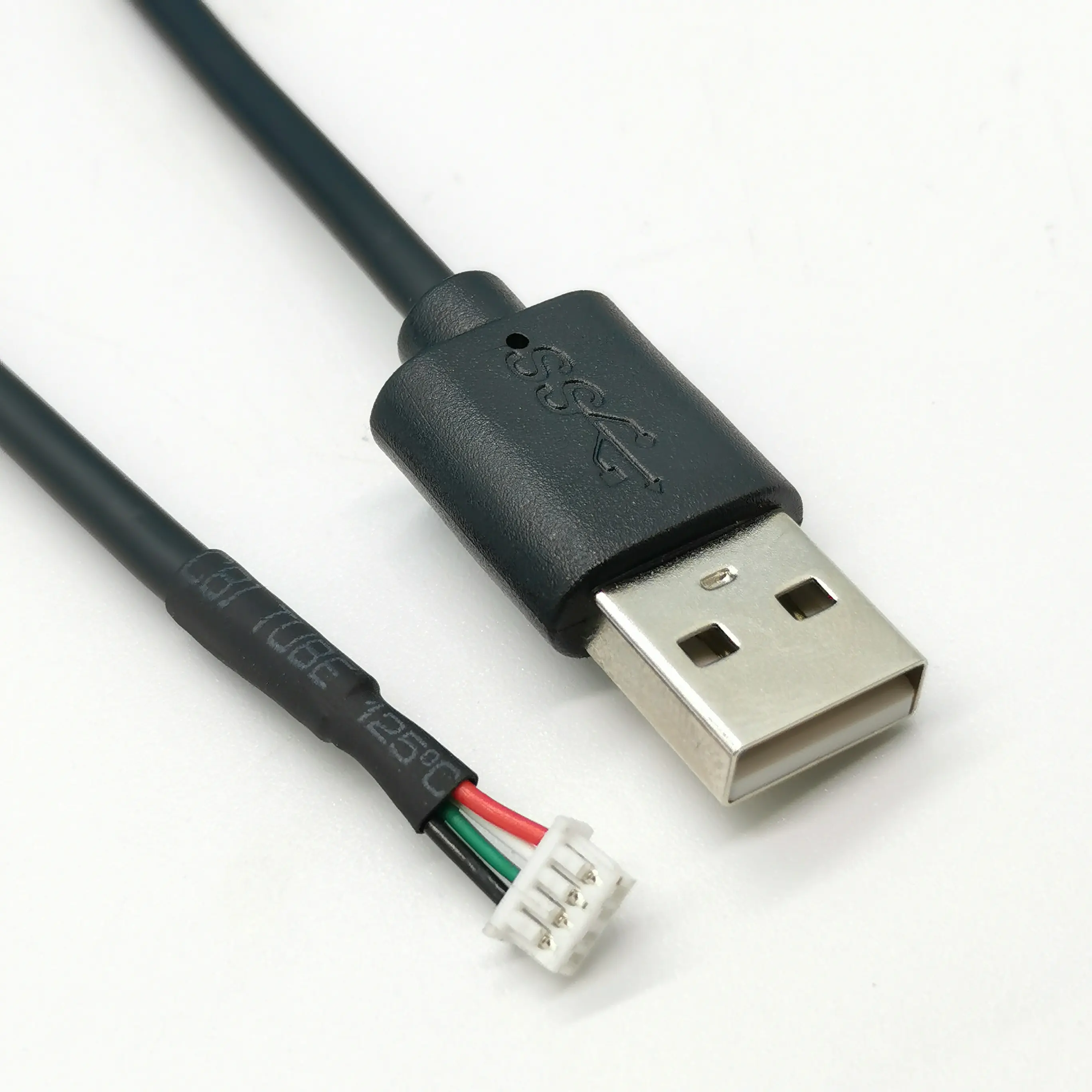 300mm usb bir erkek jst 4 pin 51021-0400 1.25mm pitch konnektörü özel usb kablosu meclisi