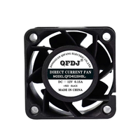 Ventilador de Refrigeración DC4028BL 12V 24V, Ventilador Axial de Alta Velocidad con Doble Rodamiento de Bolas, Ventilador de Refrigeración sin Escobillas
