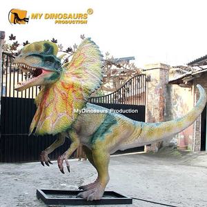 Benim <span class=keywords><strong>Dino</strong></span> L023 Jurassic Park Fierce Animatronic dinozor modeli Dilophosaurus - Product Image 6