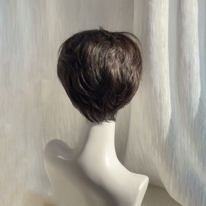 วิกผมผู้ชายสไตล์<span class=keywords><strong>เกาหลี</strong></span> <span class=keywords><strong>ผม</strong></span>สั้น ลอนคลาย แนวผมธรรมชาติ  หมวกตาข่ายกึ่งยืดหยุ่น  ครอบคลุมทั้งศีรษะ  ปกปิดแบบไมโครดิฟฟิวส์  ฟูเป็นธรรมชาติ - Product Image 2