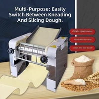 Laminoir à pâte semi-automatique électrique en acier inoxydable de haute qualité pour pâtes feuilletées, nouilles et pains vapeur - Utilisation sur table