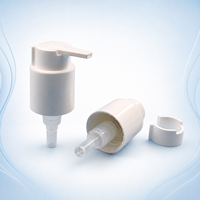 Pompe à lotion liquide en plastique Spring Outside 24/410 avec clip de verrouillage pour emballage cosmétique PPWR