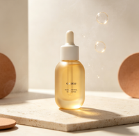 Nouvelle conception d'emballage cosmétique, flacon de sérum, luxe, haute qualité, flacon conique, flacon en verre, emballage pour soins de la peau