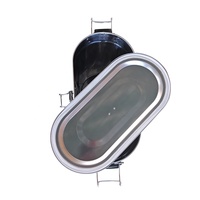 Seau à glace en acier inoxydable isolé sous vide de grande capacité personnalisé direct d'usine avec couvercle