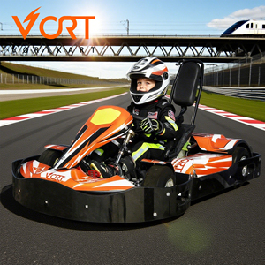 Kart à pédales Vortkart RACING à faible entretien, durable, à essence, 4 temps, 40 km/<span class=keywords><strong>h</strong></span>, pour enfants, utilisation intérieure/extérieure - Product Image 1
