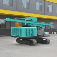 Pileuse photovoltaïque à marteau diesel pour pieux en acier et pieux en béton, Roadshine, haute efficacité, 6m/min, 1 an