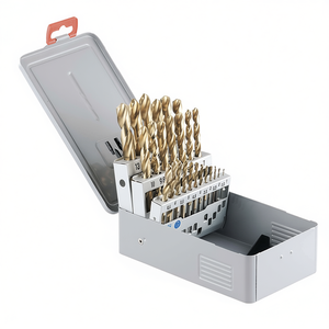 Juego de brocas helicoidales TTAKE Hss con revestimiento de TiN, juego de 13 piezas para perforación de metal, madera y plástico - Product Image 2