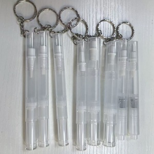 New Arrival Keychain Empty 2ml 3ml 4ml 5ml Cuticle Oil Pen Transparent Twist Nail Polish Pen with <b>Brush</b> Tip Lip Gloss Tubes - Product Image 5