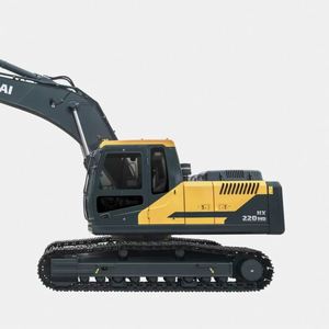 Excavadora de cadenas Hyundai de 21 y 22 toneladas Hx220HD con motor Cummins, 1 año de garantía en bomba y rodamientos - Product Image 1