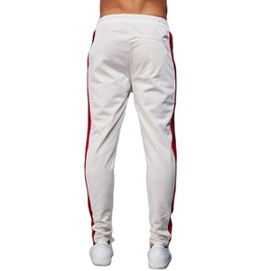 Sportswear Lato Della Banda <span class=keywords><strong>Bianco</strong></span> <span class=keywords><strong>Jogger</strong></span> Pantaloni Palestra Pantaloni di Fitness Per Gli Uomini di - Product Image 3