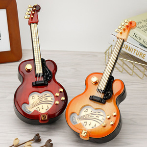Wholesale Guitar Spinning Dancer Music <b>Box</b> Retro Decorative Ornaments Music <b>Box</b> Music <b>Present</b> - Product Image 4