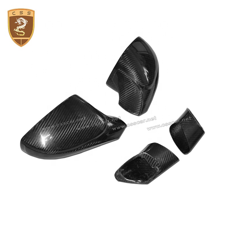Стильный чехол для автомобильного зеркала заднего вида из углеродного волокна от производителя, чехлы для зеркал Fera-ri 458