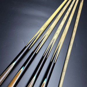Taco de billar de madera maciza de 145 cm en 1 pieza con culata de cocobolo, duradero para juegos de snooker y billar de bola 8. - Product Image 4