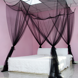 Nữ Hoàng và đôi kích thước đầy đủ có thể gập lại Polyester muỗi <span class=keywords><strong>Net</strong></span> lều cho nhà giường ký túc xá và du lịch mùa Hè sử dụng trang trí - Product Image 3