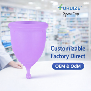 Coppetta Mestruale di Alta Qualità in Silicone Platino di Grado Medico, Igiene Femminile - Product Image 1