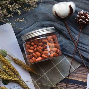 450ml Food Grade <b>clear</b> Pet <b>Plastic</b> Cylinder Packaging <b>Container</b> Food Pack Chocolate Storage Jar - Product Image 2