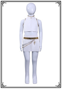 Costume de cosplay K-Pop Hunter pour <span class=keywords><strong>groupe</strong></span> de filles coréennes, version Echo White, ensemble avec robes, comprend une tenue d'anime en polyester Ume - Product Image 4