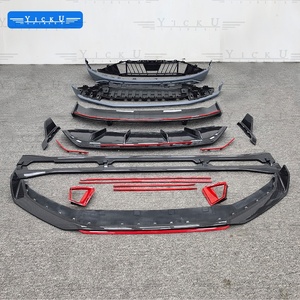 Kit carrosserie en fibre de carbone FR de haute qualité YICKU, lèvre avant, jupe latérale, diffuseur arrière, spoiler pour ZEEKR 001 2024+, diffuseur arrière <span class=keywords><strong>auto</strong></span> - Product Image 6