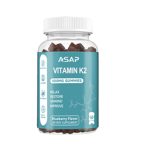 Vitamina K2 Gummy Candy Suplemento de producto para el cuidado de la salud Gummies 500mg de vitamina K2 vegana - Product Image 2