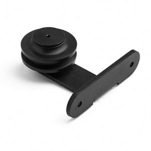 Sistema de Cierre Suave Industrial WEKIS para Puertas Correderas de Vidrio, Puerta Corredera Clásica de Acero con Riel Superior y Rodillos - Product Image 5