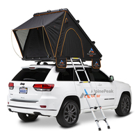 AlpinePeak Gear Vier-Jahreszeiten-Autodachzelt mit Hartschalen-Aluminiumabdeckung Schnelle Automatische Öffnung & Einfacher Aufbau