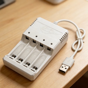 <span class=keywords><strong>Chargeur</strong></span> de batterie intelligent au lithium AA AAA <span class=keywords><strong>rechargeable</strong></span> avec affichage LED de charge rapide - <span class=keywords><strong>Chargeur</strong></span> de batterie <span class=keywords><strong>hybride</strong></span> 1,2 V 800 mA à brancher - Product Image 2