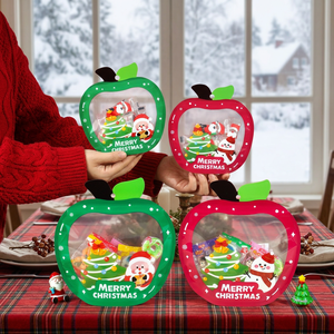 Sachets refermables personnalisés à fermeture éclair, série Noël, qualité alimentaire, pour bonbons et snacks, directement de l'usine, OEM ODM - Product Image 3