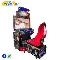 Machine de jeu d'arcade à pièces de monnaie, Machine de jeu de conduite sale, simulateur de voiture vidéo 3d, Machine de jeu de course