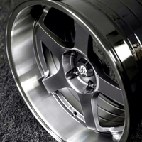 Jantes en alliage GT Racing en gros, 15-18 pouces, 5 branches, JDM Deep Dish Flow Forming, 4X100 5X100 5X114.3 5x112 pour BMW G20