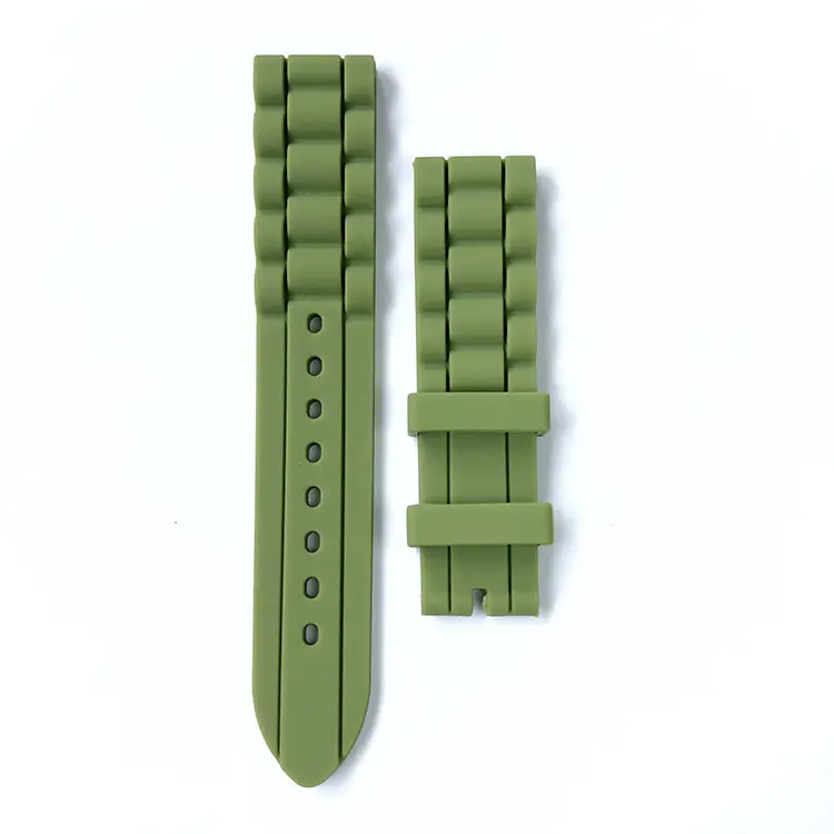 14 16 18 20 22 24 mm silicone rubber strap for sport watch