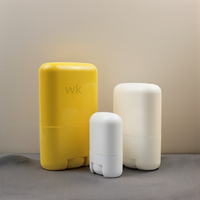 15g 35g 75g Conteneurs vides en plastique PP pour déodorant Bâton rechargeable pour éco-déodorant Bâton pour déodorant