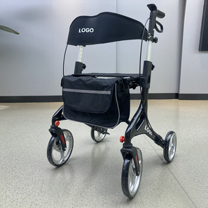 Venta caliente discapacidad Bariatric <span class=keywords><strong>Walker</strong></span> con asiento grande, altura ajustable Extra ancho Heavy Duty <span class=keywords><strong>Rollator</strong></span> para personas mayores - Product Image 4