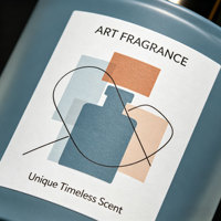 Étiquettes autocollantes personnalisées pour flacons de parfum, rouleaux de luxe avec estampage à chaud doré, logo en relief, autocollants imprimés en papier adhésif en gros