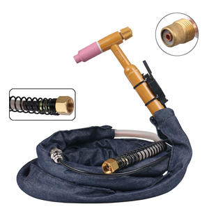 Antorcha de Soldadura TIG Ottel QQ150 160 Refrigerada por Aire con Cabezal Angulado y Conector M16 1.5, Cable de Acero Inoxidable - Product Image 1