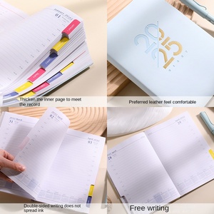 Bán buôn <span class=keywords><strong>2025</strong></span> Tây Ban Nha lịch trình tiếng Anh A5 da mềm mại hàng ngày kế hoạch cuốn sách - Product Image 5