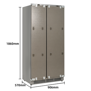 Refrigerador Empotrado de 36 Pulgadas, Acero Inoxidable 304, Profundidad de Mostrador, Eficiencia Energética Doméstica, Bajo Nivel de Ruido Clase 91 - Product Image 2