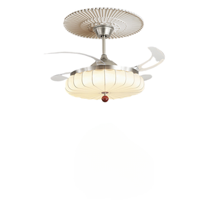 La lampe de plafond dans la salle à manger présente une esthétique traditionnelle de la <span class=keywords><strong>dynastie</strong></span> Song avec un tissu imprimé et un style d'Asie du Sud-Est. - Product Image 2