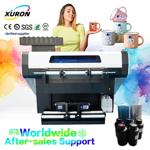 Hoge Dekking Volautomatische Uv Dtf Printer 300Mm Afdrukdimensie Nieuwe Goedgekeurde Leverancier Van Speciale Grafische Productie Witte Inkt