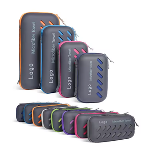 High Quality Customizable Microfiber Beach <strong>Towel</strong> <strong>Quick</strong> <strong>Dry</strong> for Sports Golf Travel Camping Woven Pattern Printed Gym Bag EVA Box - Product Image 4