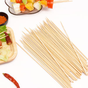 ไม้เสียบบาร์บีคิวแบบใช้แล้วทิ้ง 100% เป็นมิตรกับสิ่งแวดล้อม สะดวก ทนความร้อน ทำจากไม้ไผ่ วัสดุธรรมชาติ - Product Image 1
